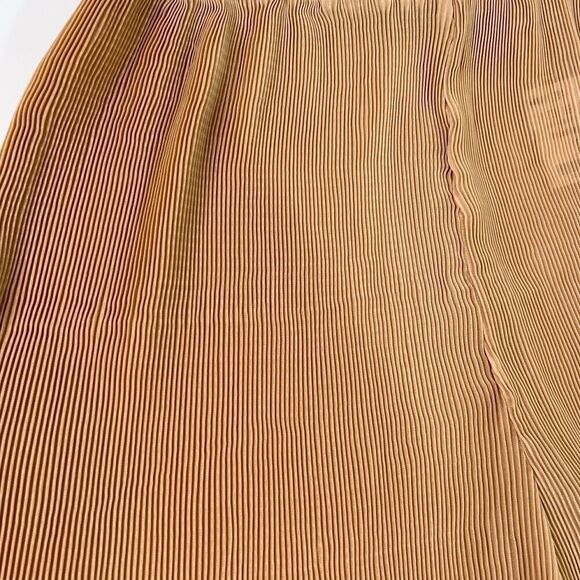 Akira Relaxed Short Women's Large Beige Elastic Waistband Pull-On Flowy - Picture 2 of 12